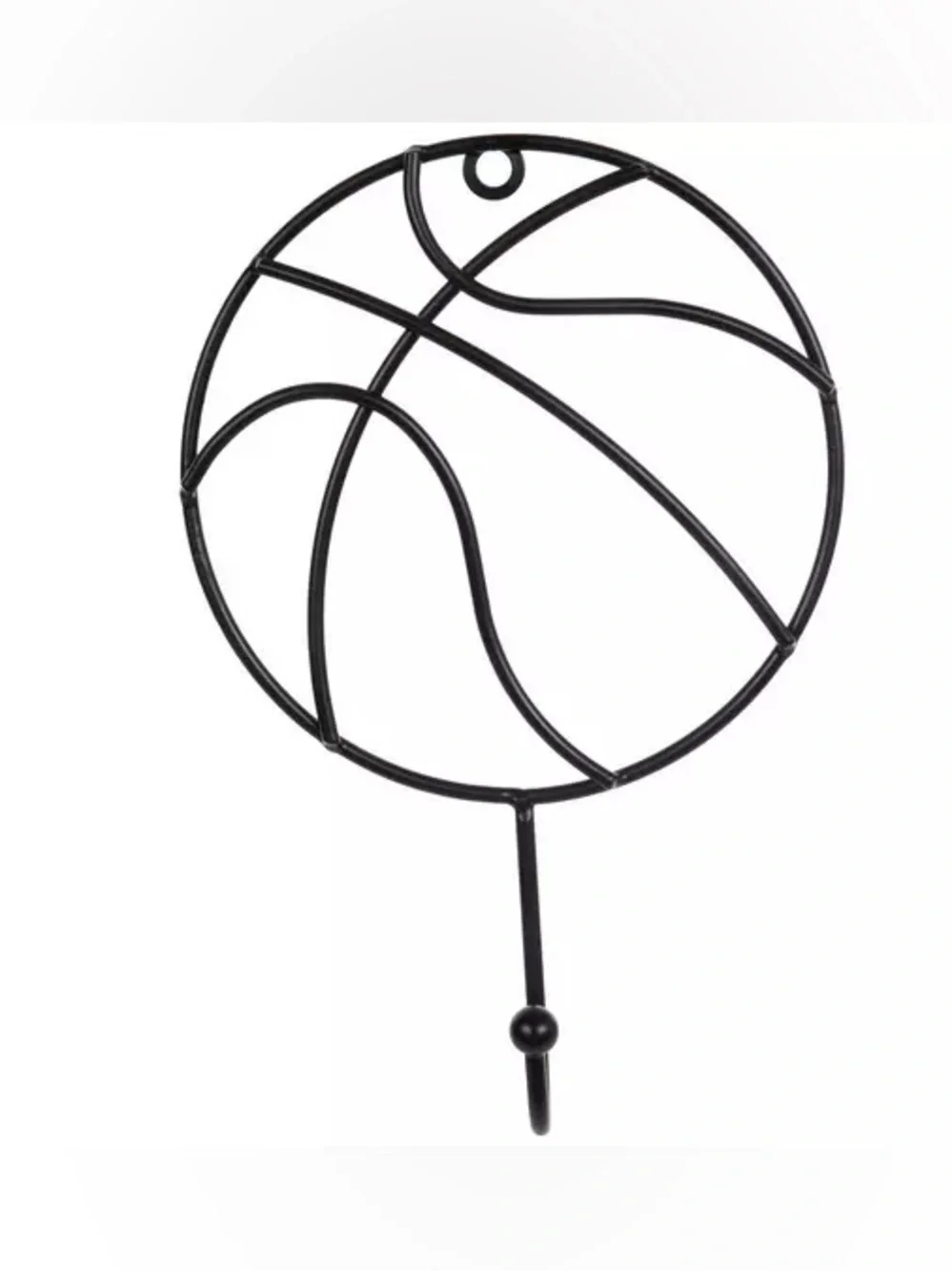 (2) Basketball Metal Wall Hook